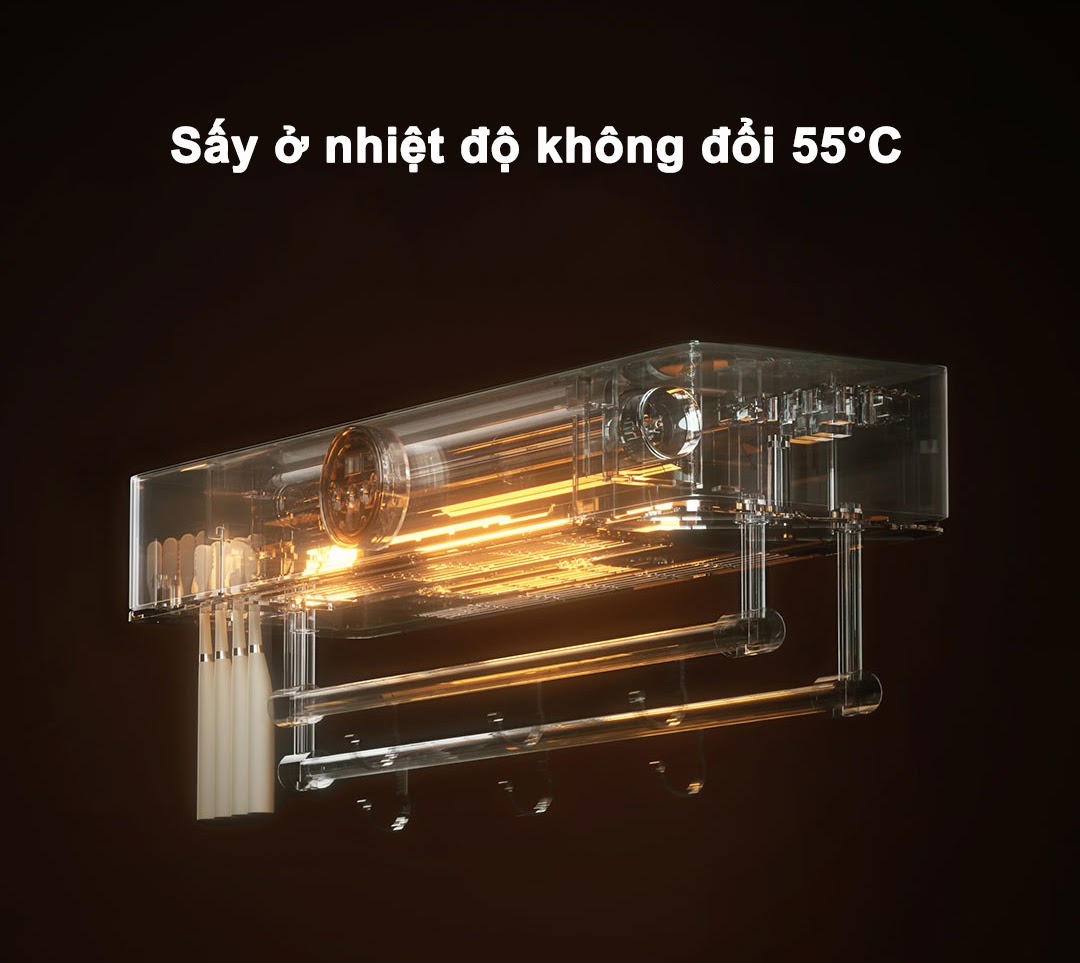 Máy sấy khử trùng bàn chải, khăn tắm , khăn mặt Sothing Xiaoda HD-CJHGJ01 - Hàng chính hãng