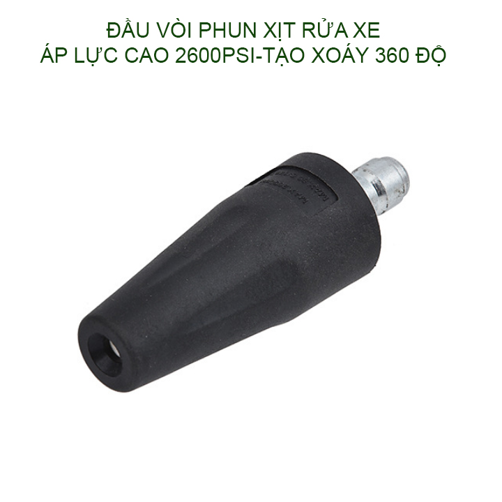 Đầu phun rửa xe tạo nước xoáy 360 độ, đầu kết nối nhanh 1/4 inch, áp lực cao