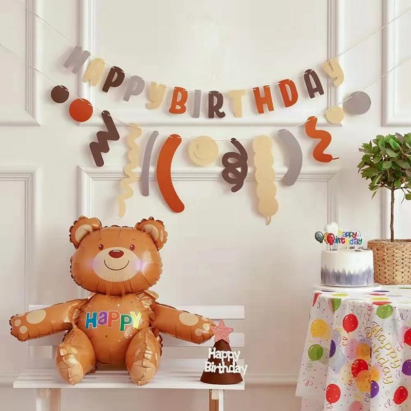 Dây chữ HPBD trang trí sinh nhật nhiều màu sắc