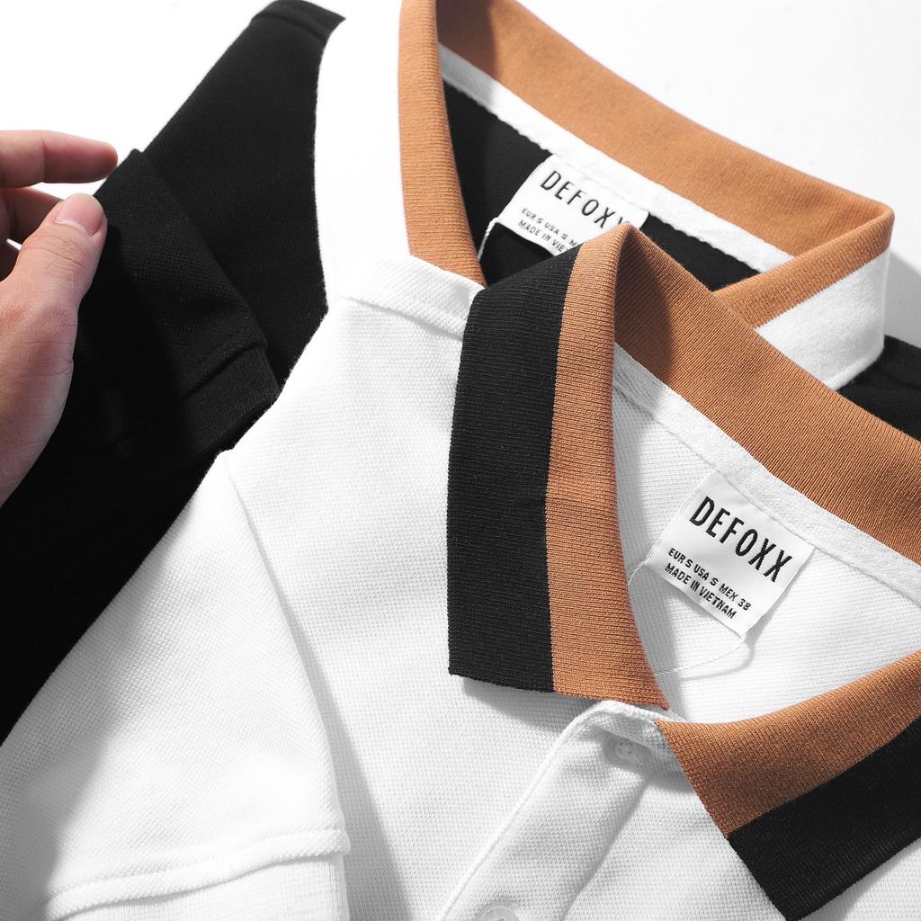 Áo thun POLO nam DF phối bo cổ thêu logo PLDF | LASTORE MENSWEAR