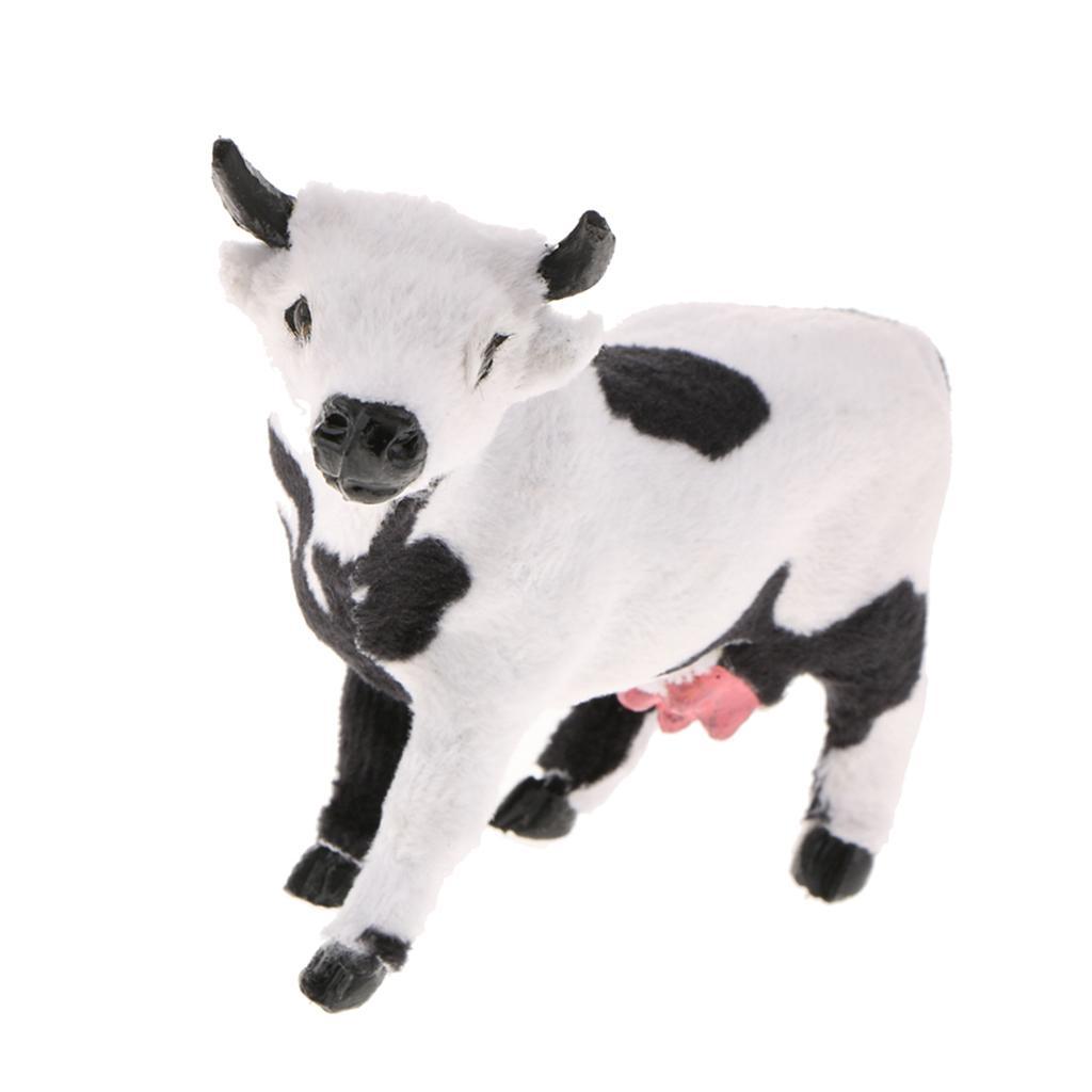 White and Black Decorative Garden Ornament Statue