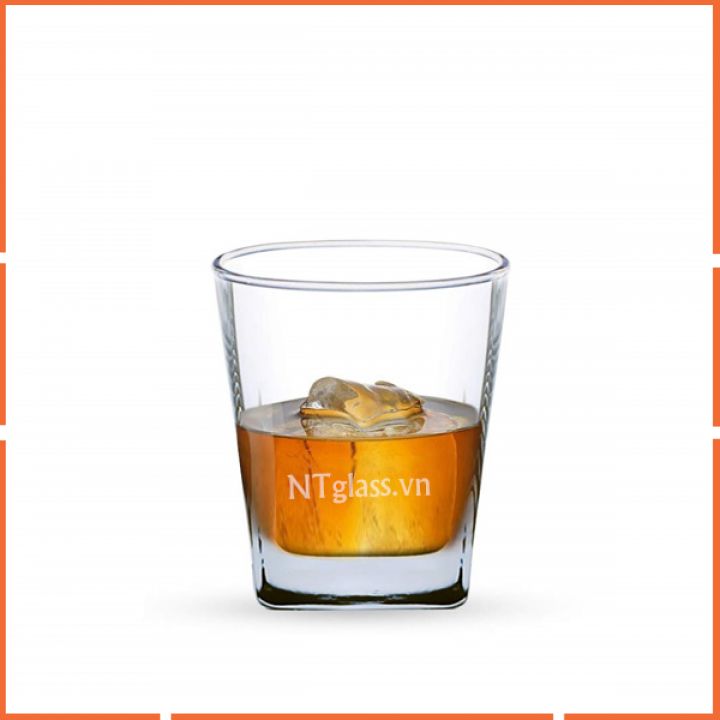 Ly thủy tinh đáy vuông lùn 195ml-B11007