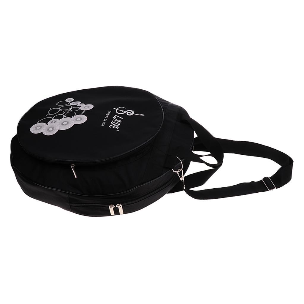 Portable Cymbal Gig Bag Storage Case Container for Drum Cymbal Accessory