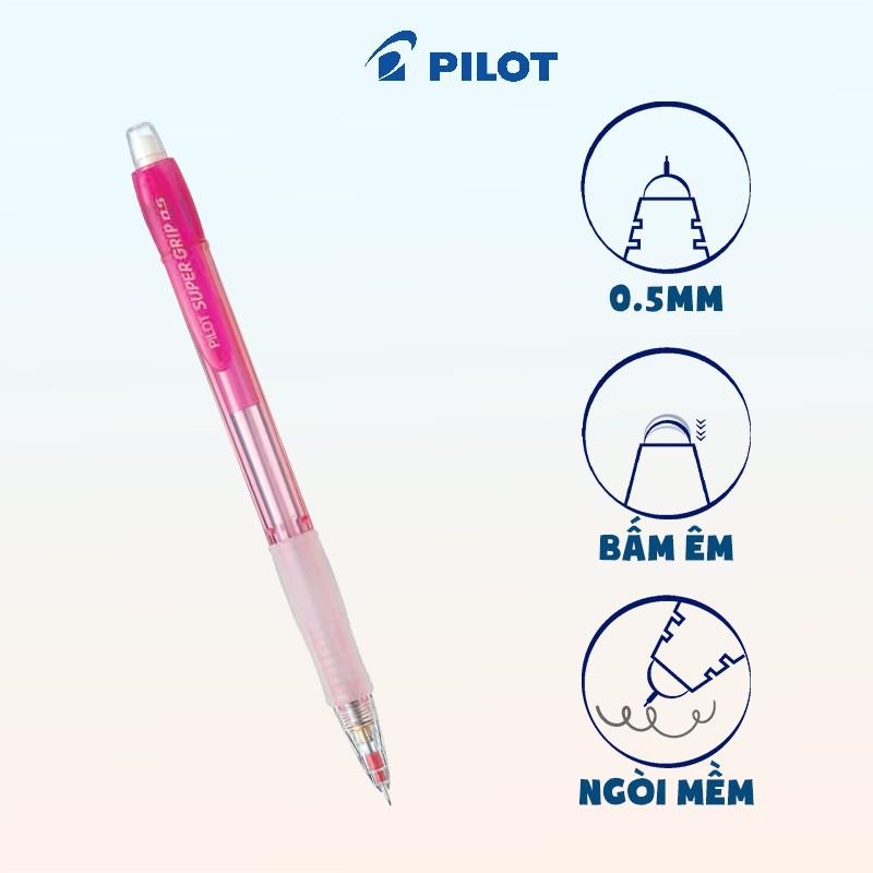 Bút chì bấm Pilot Super Grip Neon