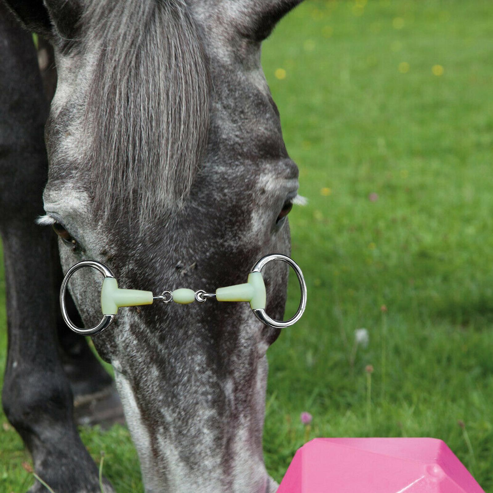 Ultralight Horse Bit Mouth Heavy Duty Horse Training Wear Resistant Stainless Steel for Outdoor Horse Riding Equipment Supplies