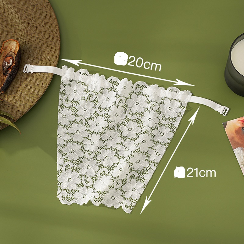 Bộ 3 Miếng Ren Yếm Che Áo Ngực 3 Màu 3 Phong Cách, Chất Ren Mềm Mịn co Dãn, Móc Cài Tiện dụng, Áo Ngực Đa Năng, Áo Lót Định Hình