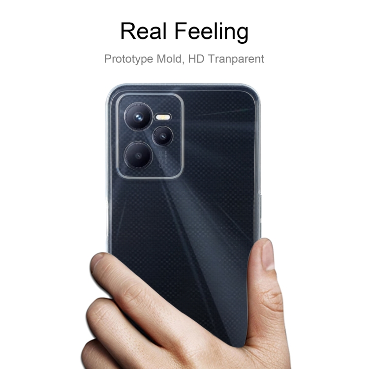 Ốp lưng silicon dẻo cho Oppo Realme C35 hiệu Ultra Thin trong suốt mỏng 0.6mm độ trong tuyệt đối chống trầy xước - Hàng nhập khẩu