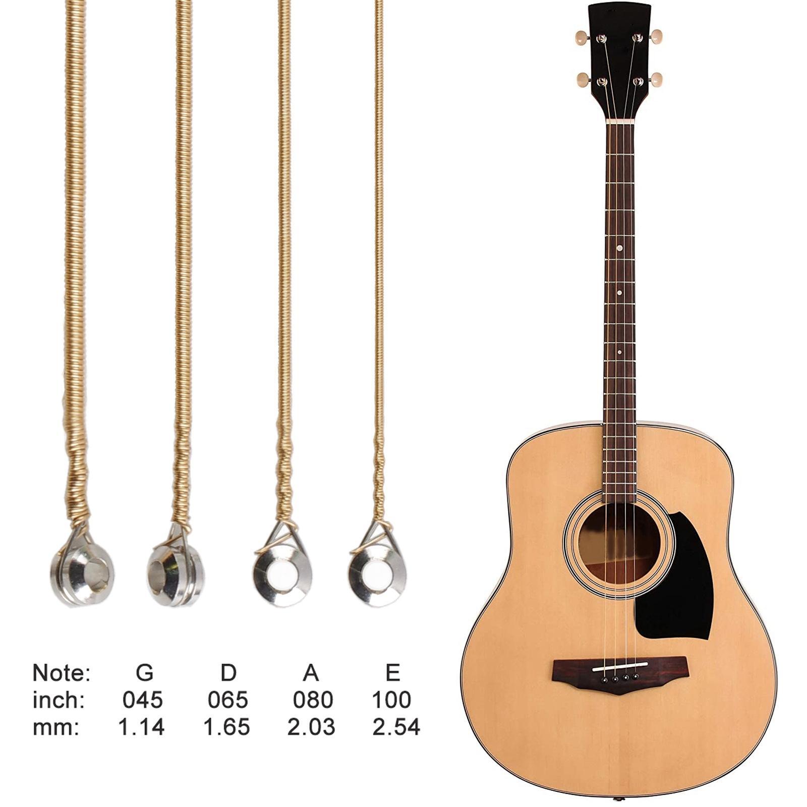 Acoustic Guitar Strings Replacement Bronze Guitar Strings for Acoustic Folk Guitar Accessory Beginners Performers