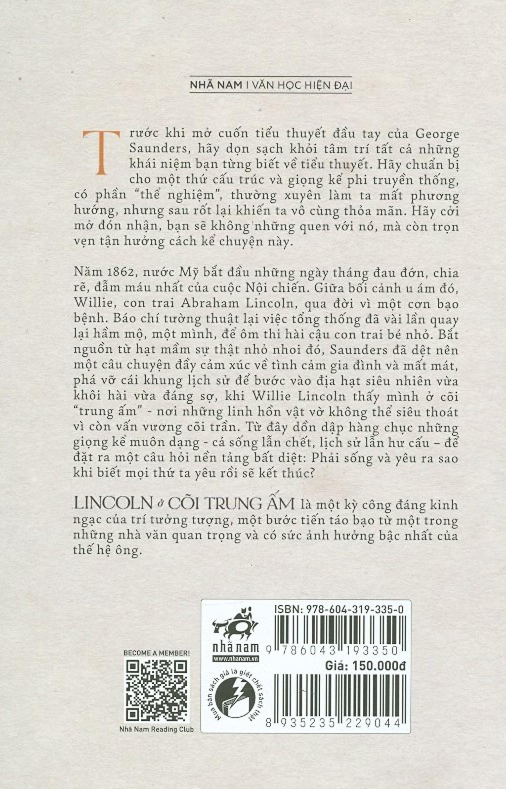 Sách Lincoln Ở Cõi Trung Ấm
