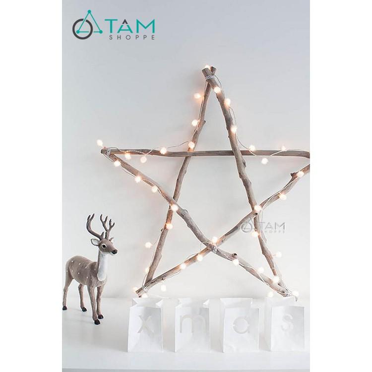 Bó 5 cành cây củi khô tự nhiên 40cm trang trí Vintage số 01