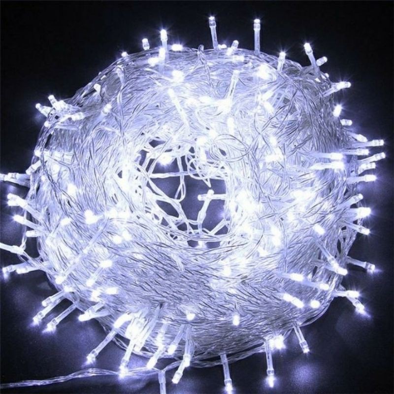 Dây Đèn Led Trang Trí 20m Có Nháy Chớp, Trang Trí Nhà, Sân Vườn, Giáng Sinh