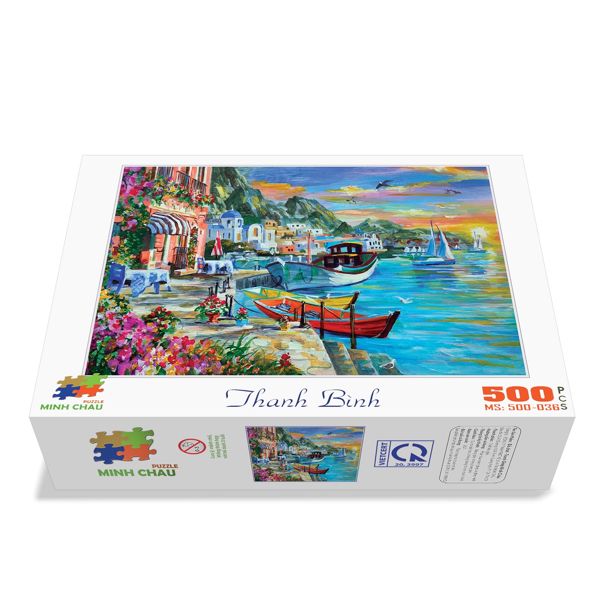 Bộ Tranh Xếp Hình Minh Châu 500 Mảnh Ghép – Thanh Bình
