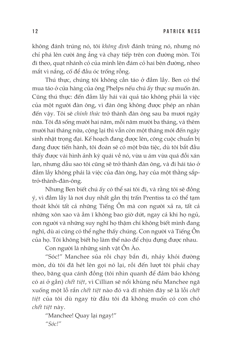 Sách Hỗn Mang 1- Đừng Bao Giờ Buông Dao