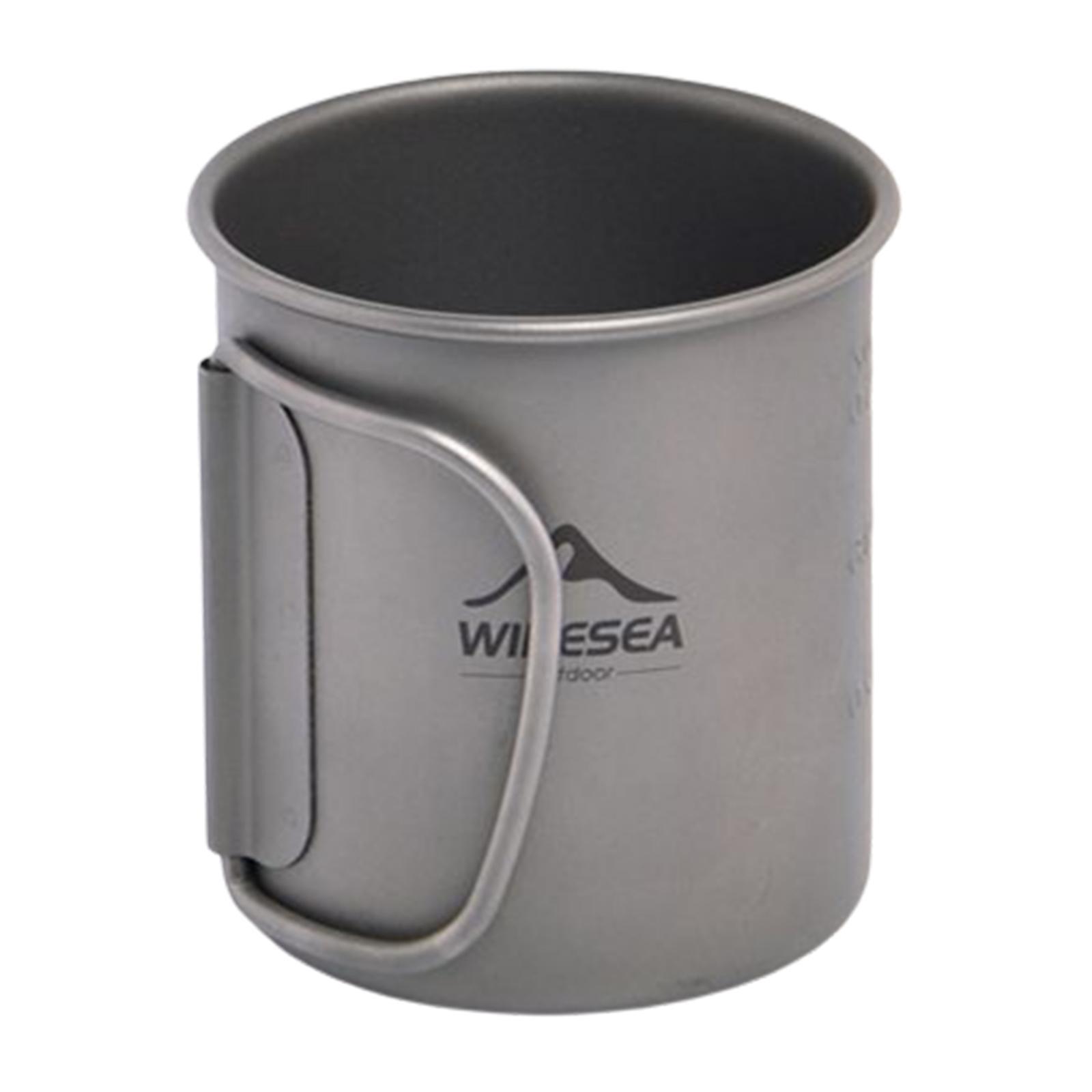 Titanium Cup Camping Mug Coffee Mug Water Bottle Cup