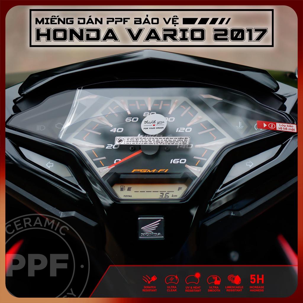Miếng dán bảo vệ mặt đồng hồ Vario 2017 (Click thái) PPF chống trầy màn hình xe máy vario 2017