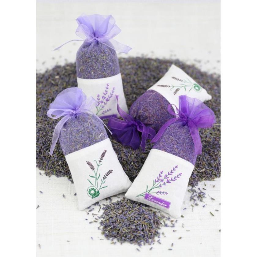 Túi Thơm Để Phòng, Treo Xe Oto Nụ Hoa Khô Oải Hương Lavender, Mùi Thơm Nhẹ Dịu