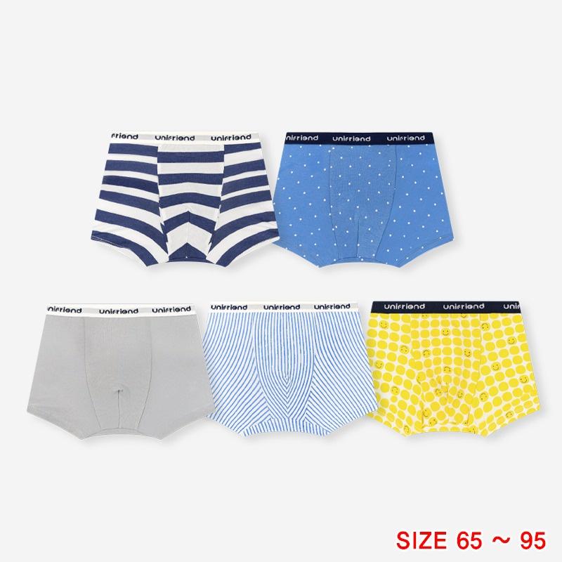 Set quần chip đùi cotton spandex cho bé trai Unifriend Hàn Quốc