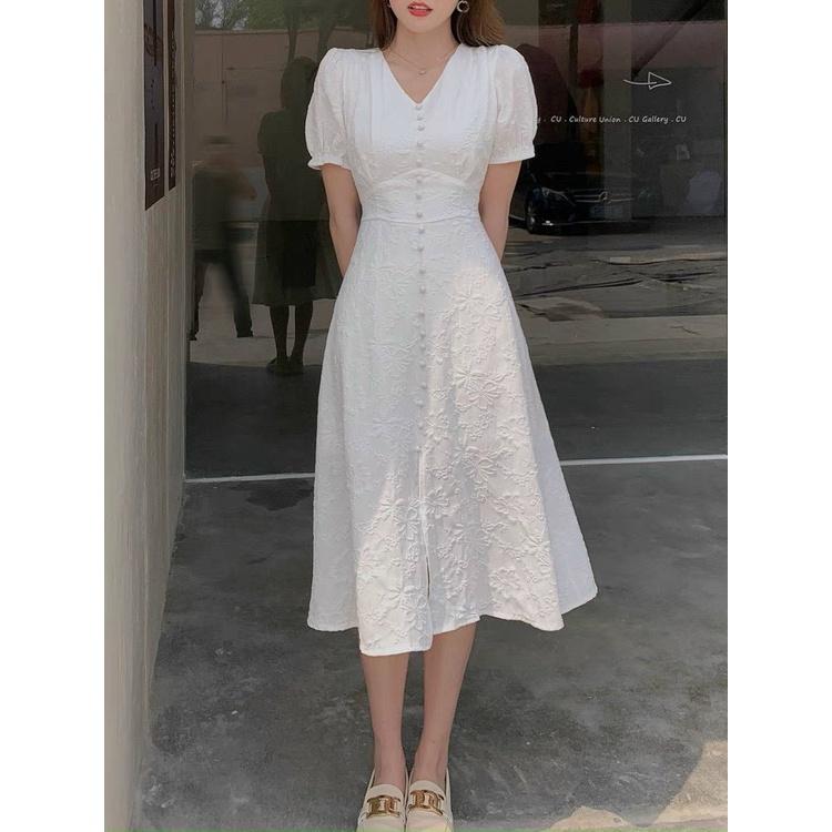 Đầm Cổ Tim Nút - D0528