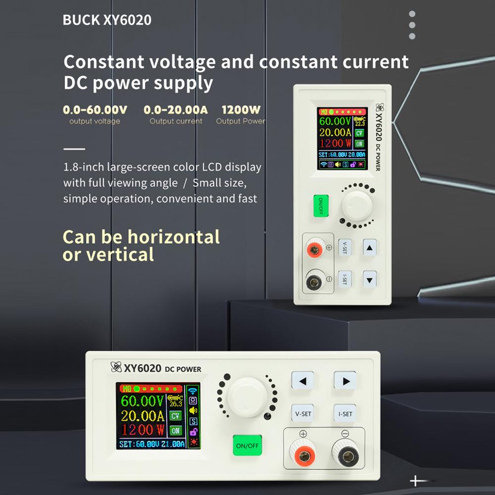 XY6020 Numerical Control Adjustable DC-DC Voltage Step Down Power Supply Module Constant Voltage and Constant Current Buck Converter Voltmeter 20A 1200W