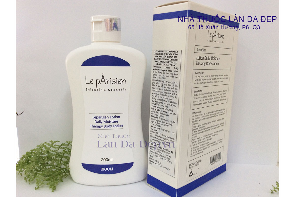 Sữa dưỡng thể Leparisien Daily Moisture Therapy Body Lotion cấp ẩm chăm sóc da 200ml