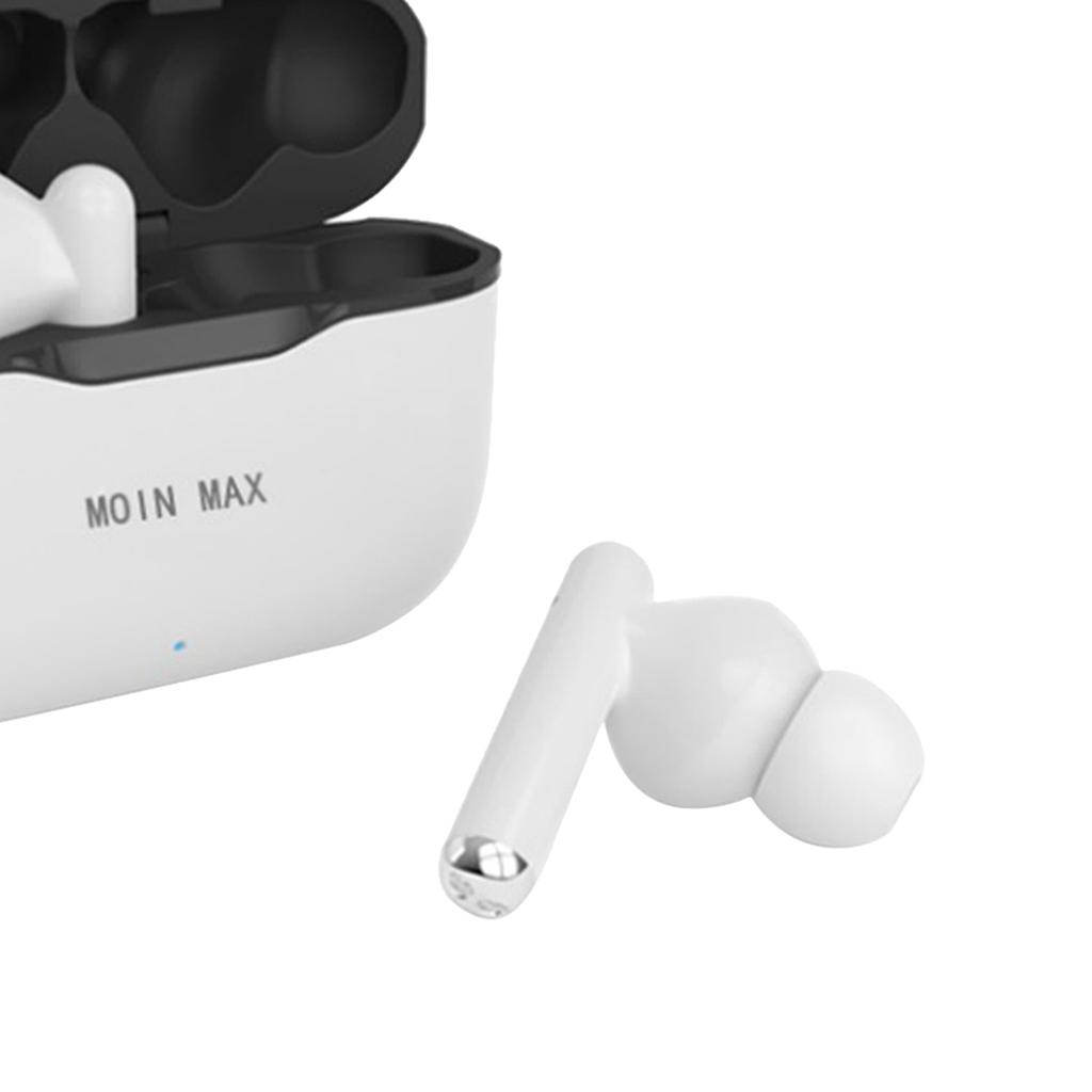 True Wireless Earbuds Bluetooth Headphones Touch Control with Wireless Charging Case TWS Stereo Earphones in-Ear Built-in Mic Headset for Sport