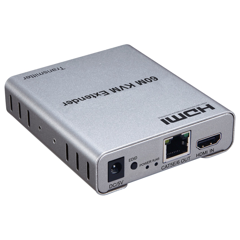 ROGTZ Bộ Kéo Dài Tín Hiệu HDMI Qua Lan RJ45 Hỗ Trợ UHD 4K, KVM Extender 60m - Hàng Nhập Khẩu