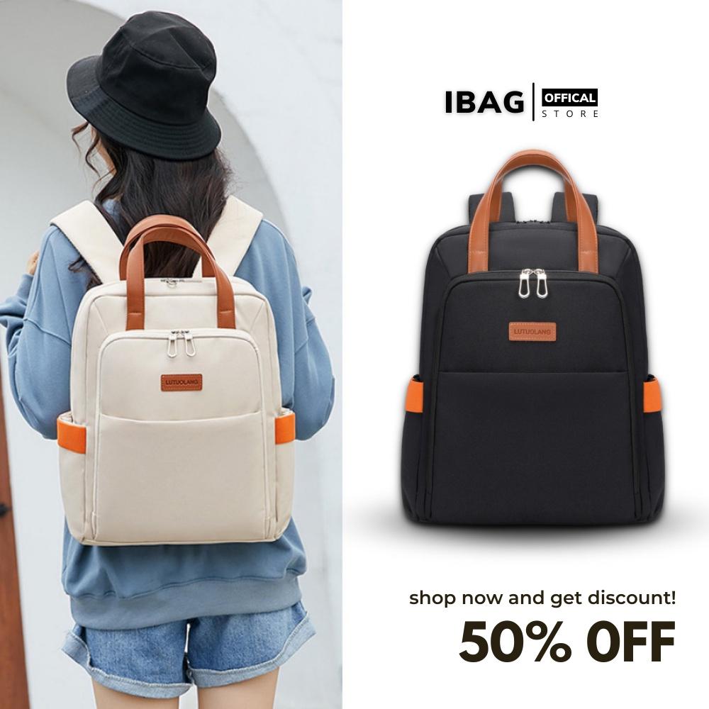 Balo Vải Thời Trang Ulzzang Nữ,vải Canvas Cao Cấp,đựng Laptop 15,6 Inh , Kiểu Dáng Trẻ Trung, Cá Tính -