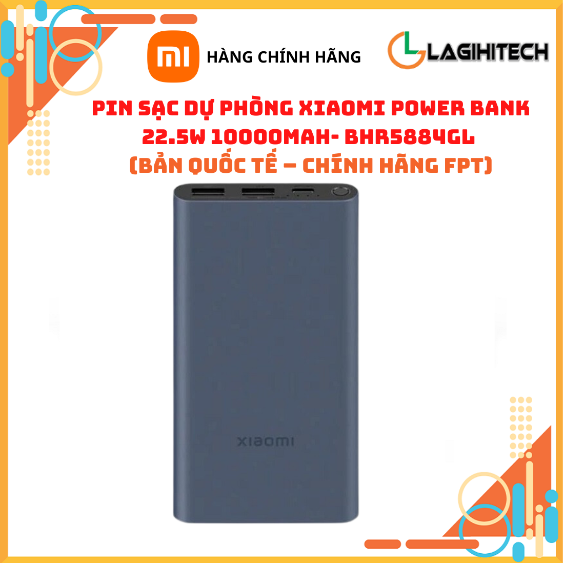 Hình ảnh Pin Sạc Dự Phòng Xiaomi Power Bank Pocket Edition Pro 33W 10000mAh / 22.5W 10000mAh Bản Quốc Tế – Hàng Chính Hãng FPT