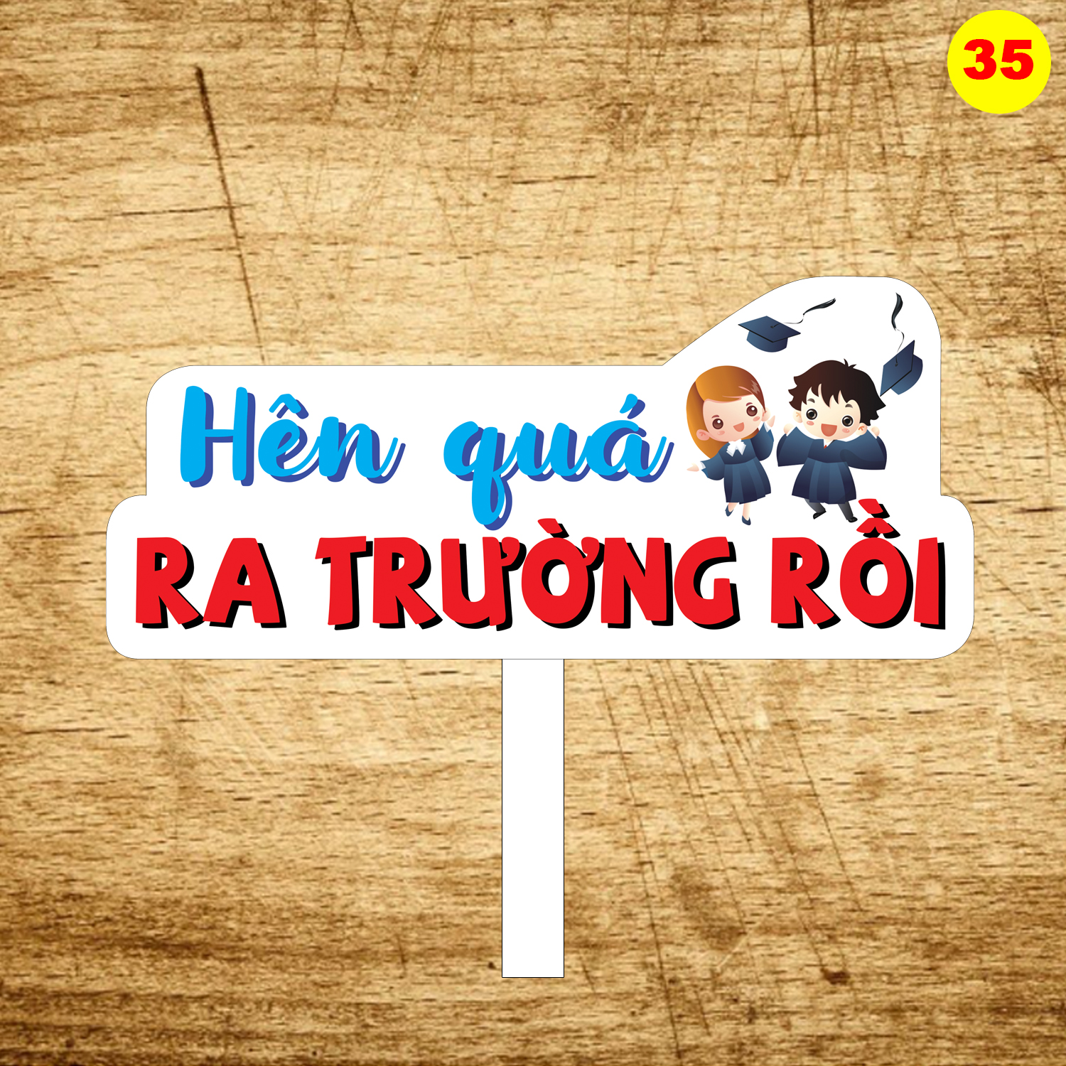 Bảng hashtag chụp ảnh họp lớp, kỷ yếu học sinh MS 35
