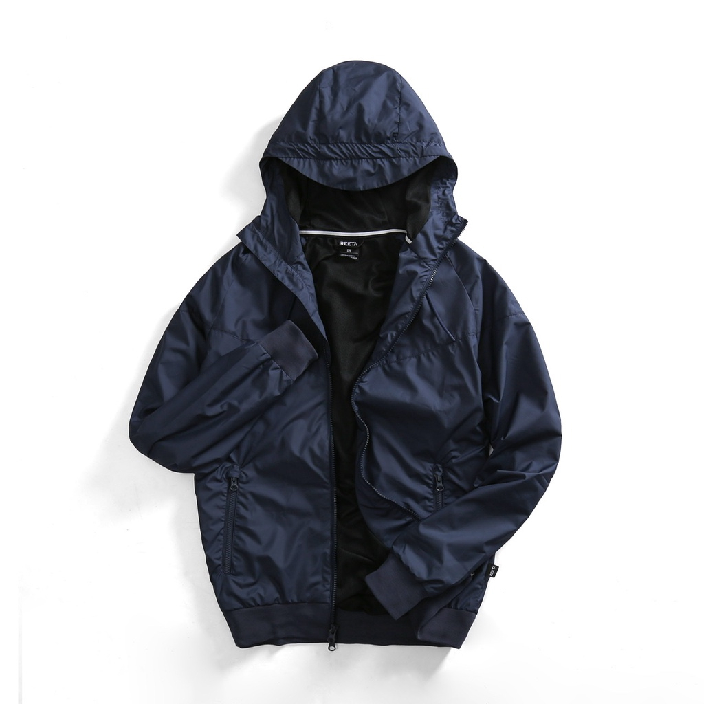 Áo khoác nam chống nắng gió thu đông Doka (DBLS101) chất liệu dù giữ ấm cao cấp có 3 màu đen , xanh đen , xanh rêu 