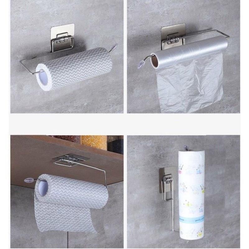 Móc, Giá Đỡ Cuộn Khăn Giấy Bằng Inox Đa Năng