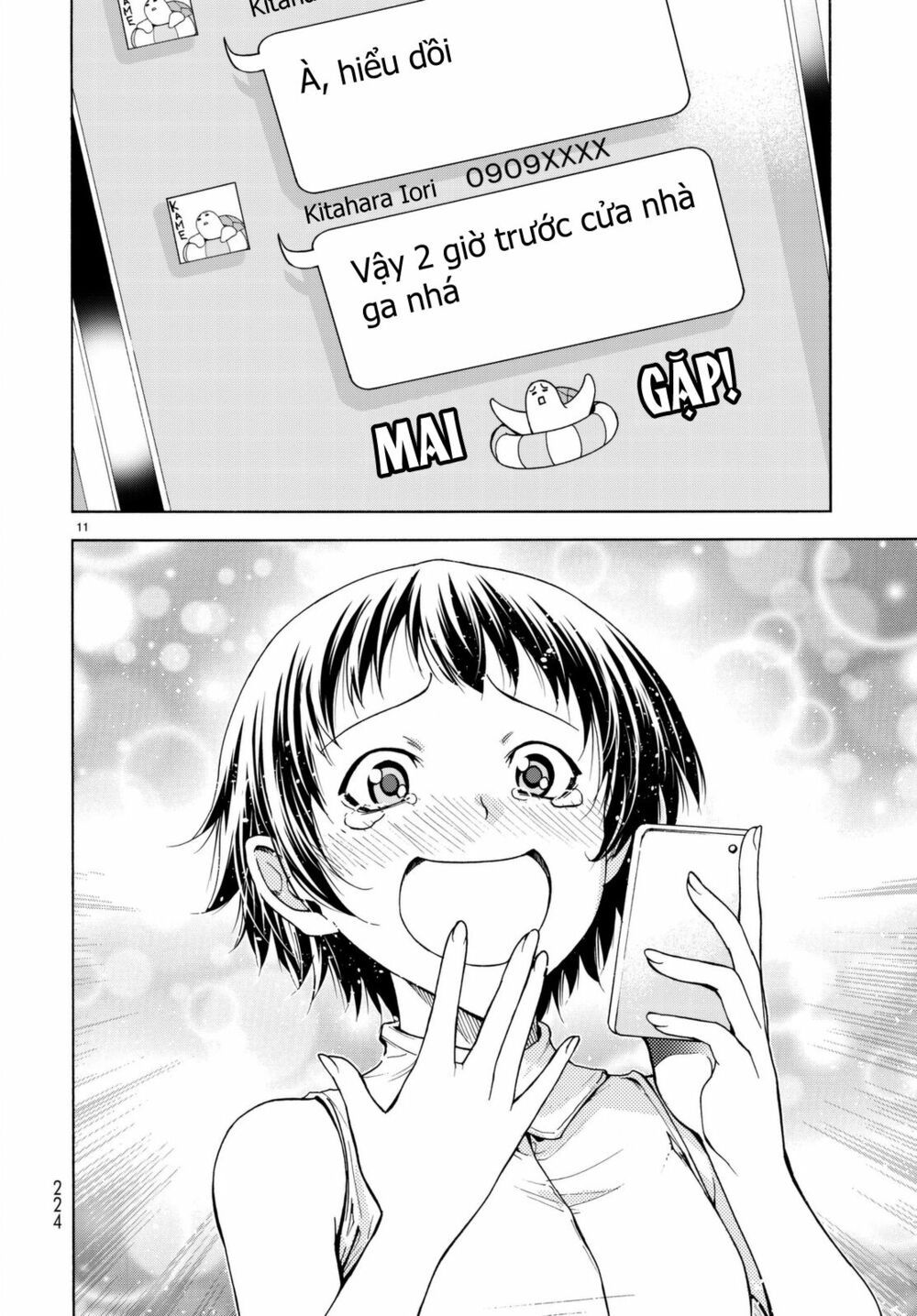 cô gái thích lặn - grand blue chapter 38 10