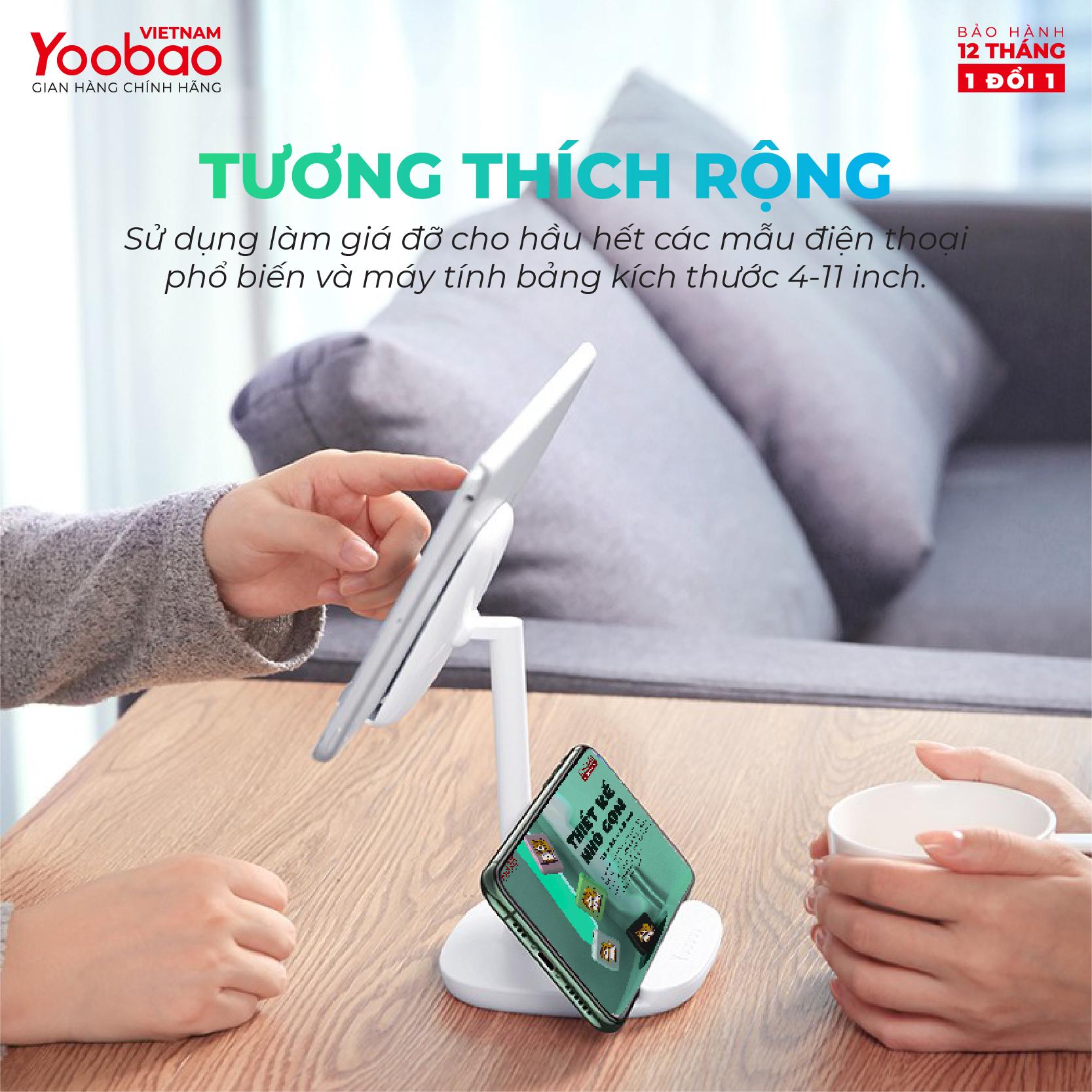 Giá đỡ điện thoại để bàn YOOBAO B1 Màn hình 4-11 inch- Khung gấp gọn-