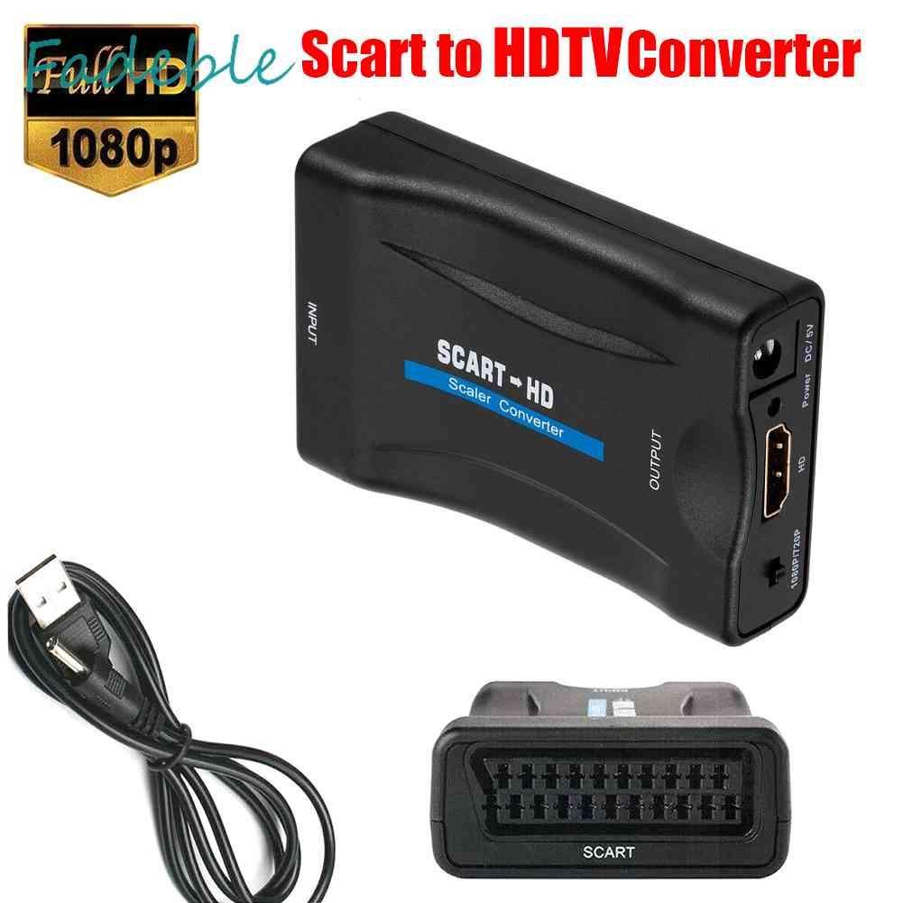 Bộ ChuyểN ĐổI Âm Thanh / Video SCART Sang HDMI 1080P