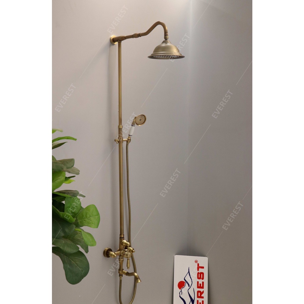 Sen cây bằng đồng cổ điển - cây sen tắm cổ điển