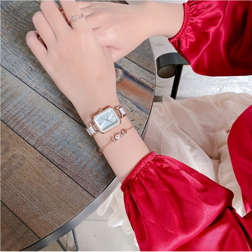 Đồng Hồ Nữ Julius Hàn Quốc JA-1273 Dây Thép Thanh Lịch