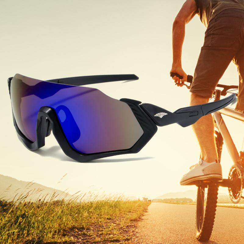 Kính Thể Thao Ngoài Trời UV400 Kính Mát Đi Xe Đạp Xe Đạp Kính Mắt MTB Kính Xe Đạp Chu Kỳ Kính Cho Nam Nữ Color: transparent