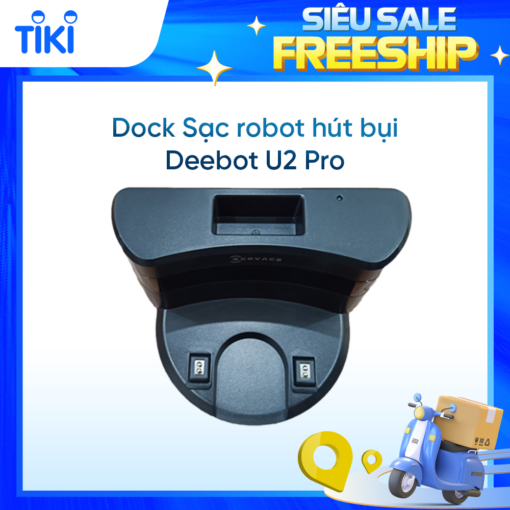 Dock Sạc robot hút bụi Deebot U2 Pro - Hàng Chính Hãng