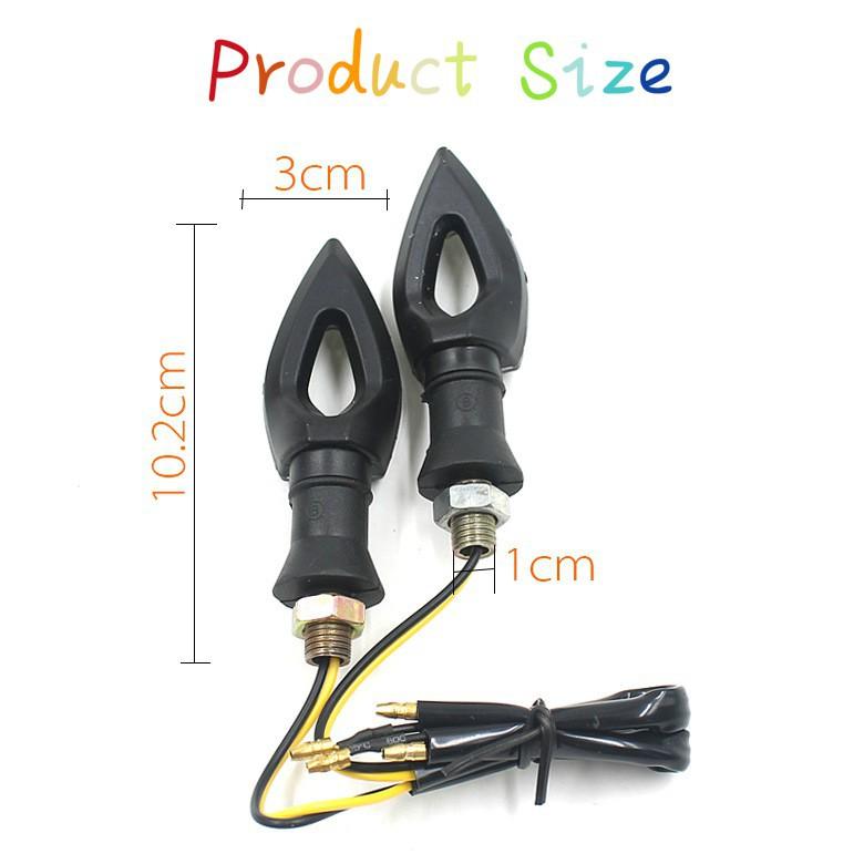 2 đèn LED xi nhan chống nước cho xe máy Honda
