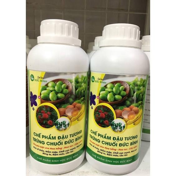 CHẾ PHẨM ĐẬU NÀNH TRỨNG CHUỐI LÊN MEN DÙNG CHO HOA HỒNG ,RÂU QUẢ, CÂY CẢNH CHẤT LƯỢNG CAO