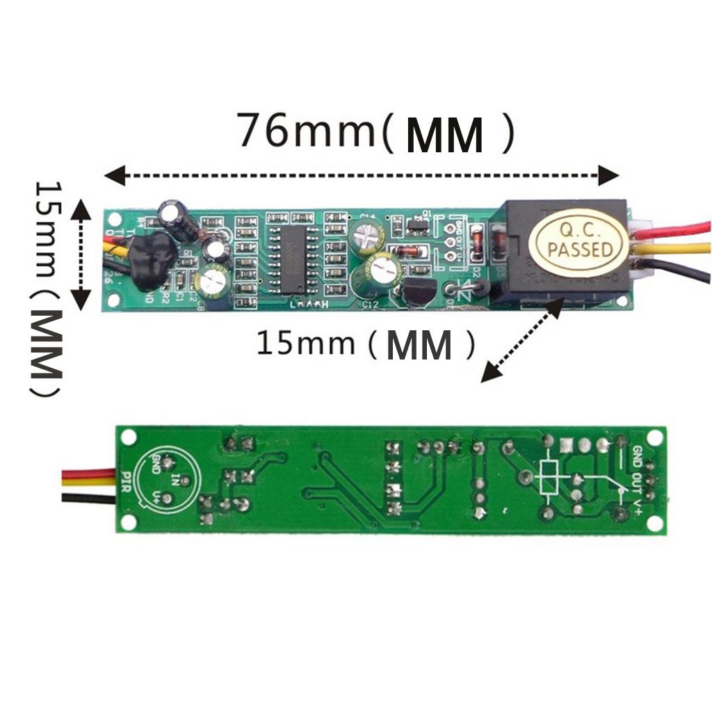 Infrared Sensor Light Switch PIR Motion Detection Automatical ON/OFF 12V DC