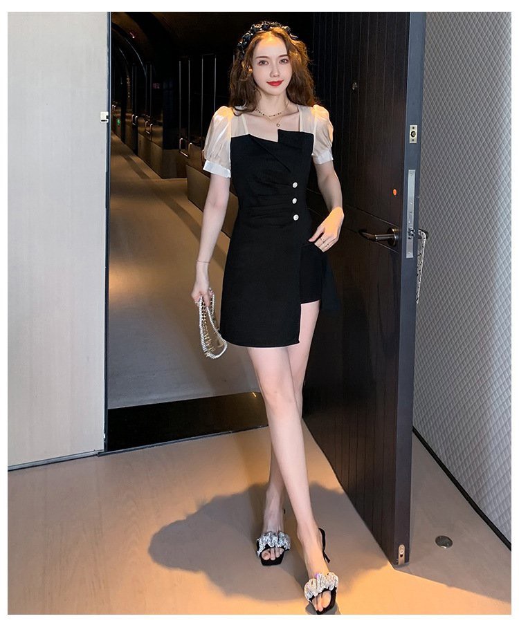 Sét short cổ vuông đính hạt