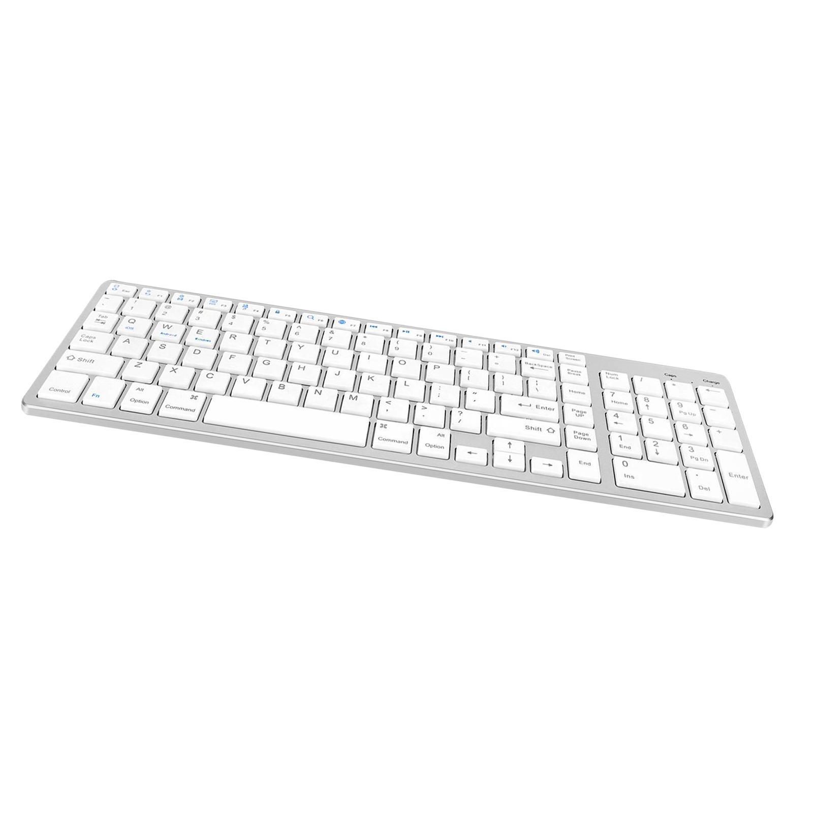 Bluetooth Wireless Keyboard for Windows iOS Android Laptops color