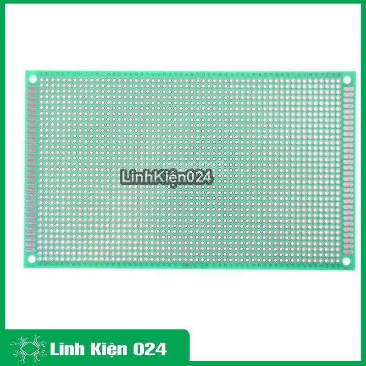 Phíp Đồng Đục Lỗ 2 Mặt PCB Xanh Dày 1.6mm - 9x15