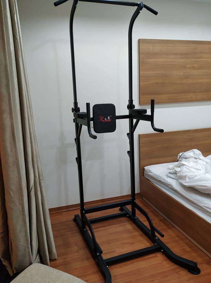 XÀ ĐƠN T056 chuyên dùng cho bài tập xà đơn, xà kép tại nhà ngoài ra kết hợp bài tập hít đất