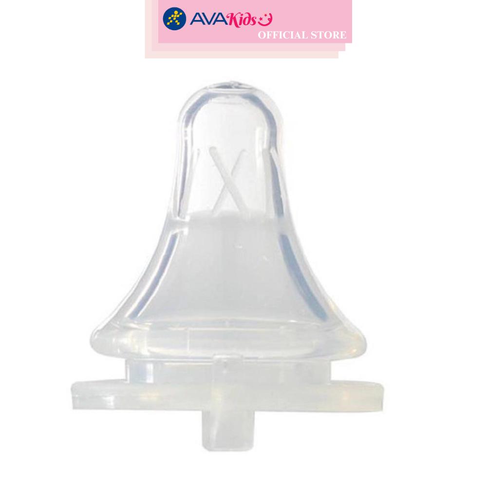 Bộ 2 núm ti Wesser cổ hẹp size + (3 - 18 tháng)