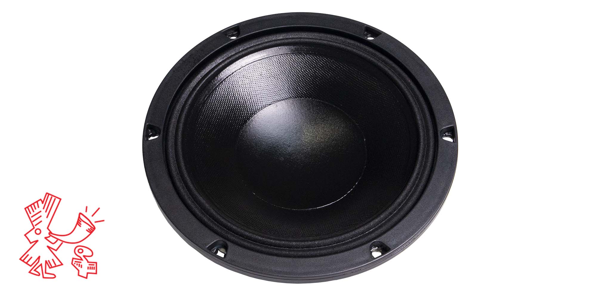 8NMB420 Củ loa Bass 8inch - 2 tấc Neodymium 280W 16Ω 18 Sound-HÀNG CHÍNH HÃNG