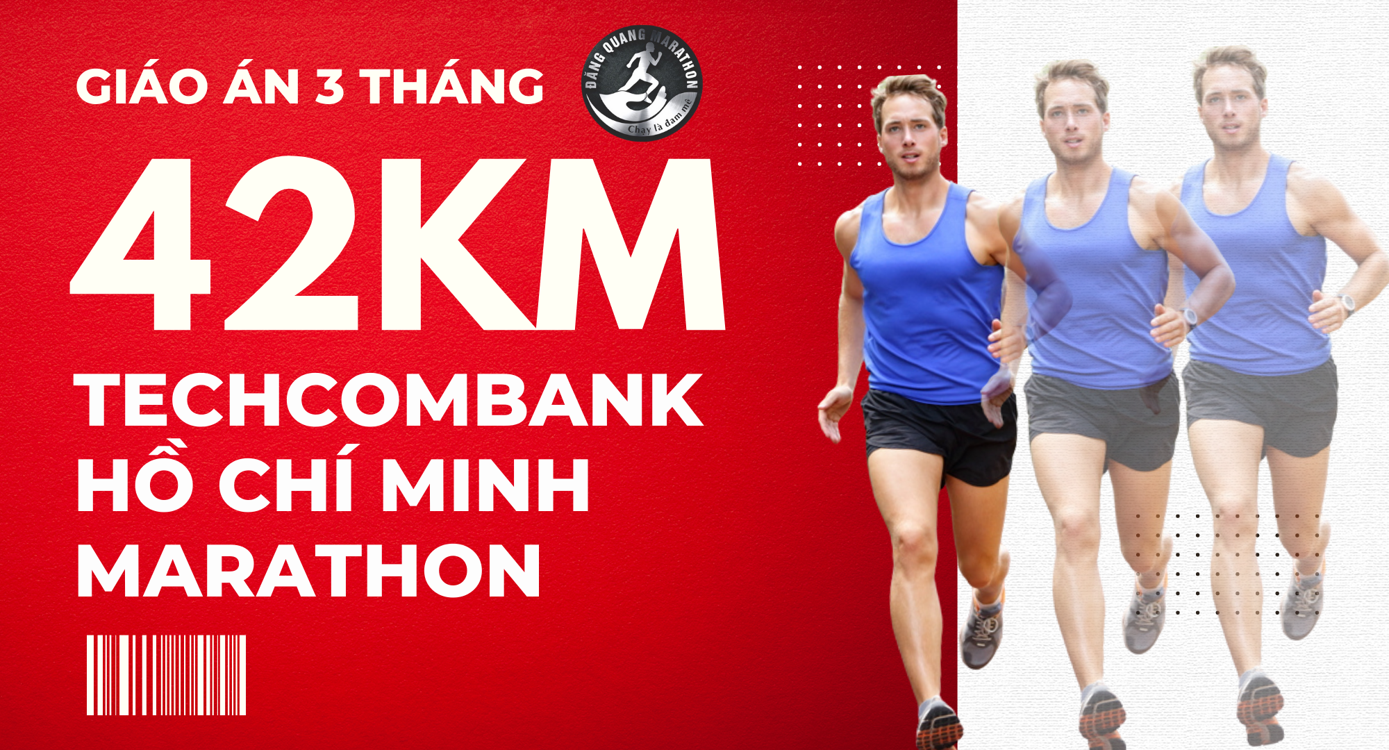 Khóa học 3 tháng tập chạy 42km giải Techcombank Hồ Chí Minh Marathon