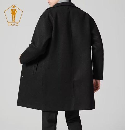 Áo khoác dạ măng tô nam hàn quốc dáng ngắn TRAZ đen xám be mangto trench coat mantle manto big size XXL 3XL 4XL 5XL