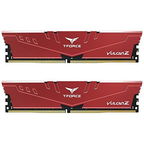 Hình ảnh Ram máy tính Team T-Force Vulcan Z Red 8GB DDR4 3600MHz Tản dày - Hàng chính hãng Viễn Sơn phân phối